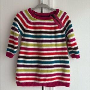 Tea Collection Rainbow Sweater Dress 18-24 months